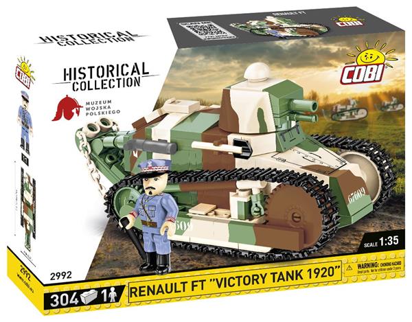 Grote foto cobi ww1 2992 renault ft victory tank 1920 kinderen en baby overige