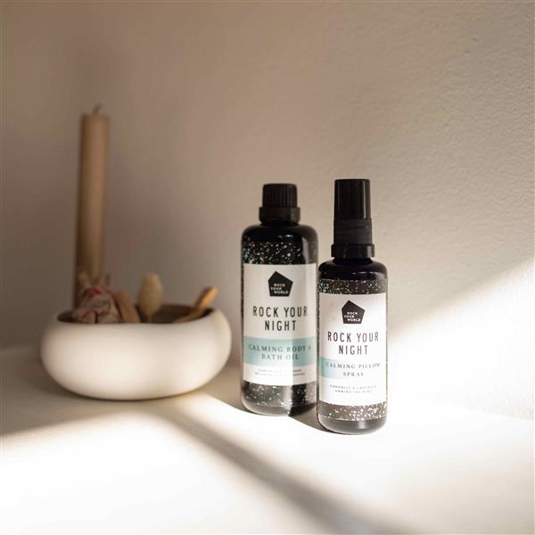 Grote foto calming body bath oil lekker diep slapen beauty en gezondheid lichaamsverzorging