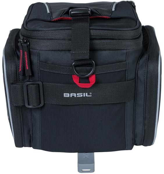 Grote foto bagagedragertas basil sport design trunkbag mik 7 tot 15 liter zwart motoren overige accessoires