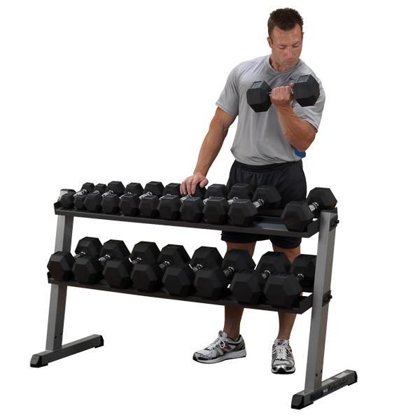 Grote foto body solid gdr60 dumbbell rack sport en fitness fitness