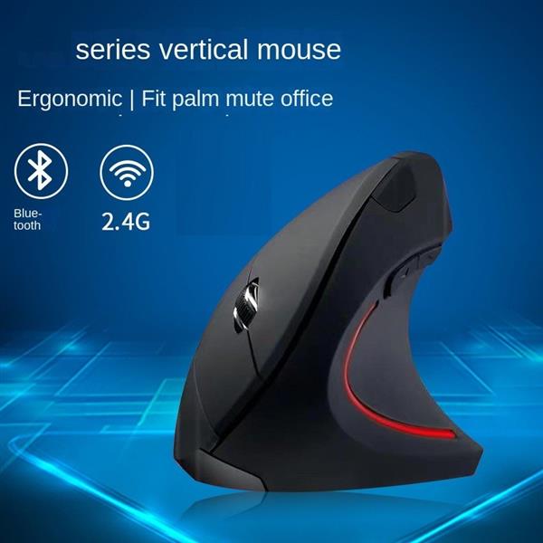 Grote foto elementkey ergo5 bluetooth 5.1 2.4ghz usb draadloze ergonomische optische verticale muis 6 toets computers en software overige computers en software