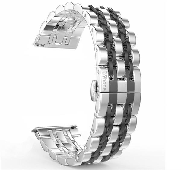 Grote foto drphone 7 kralen horlogeband geschikt voor apple watch horlogeband 42 44 45mm inclusief adapte kleding dames horloges