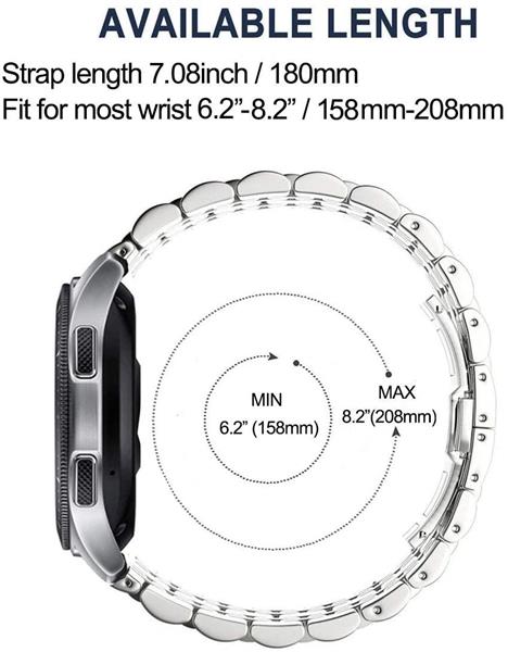 Grote foto drphone 7 kralen horlogeband geschikt voor apple watch horlogeband 42 44 45mm inclusief adapte kleding dames horloges
