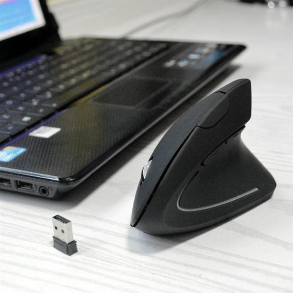 Grote foto elementkey ergo5 bluetooth 5.1 2.4ghz usb draadloze ergonomische optische verticale muis 6 toets computers en software overige computers en software