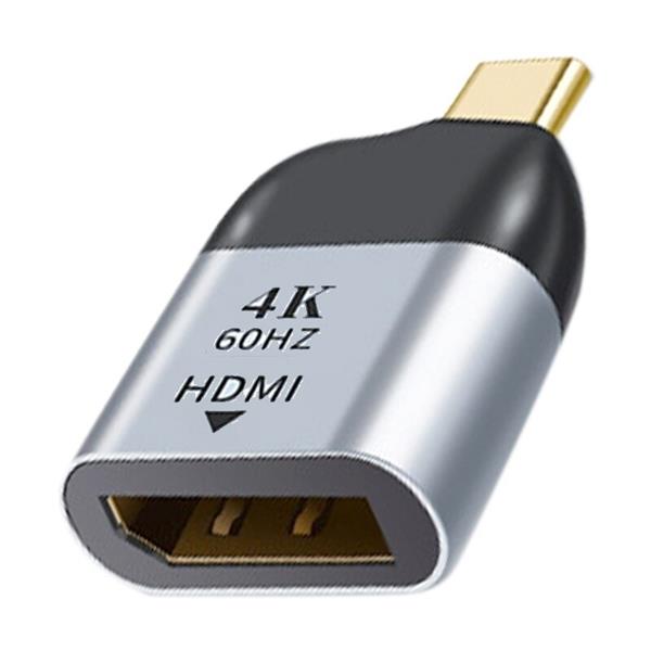 Grote foto drphone uce2 usb c naar hdmi female 2.0 4k 60hz adapter converter zwart zilver computers en software overige computers en software