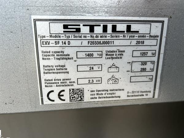 Grote foto vs 21478 elektrische triplex stapelaar still 5016mm initiele lift doe het zelf en verbouw hefwerktuigen