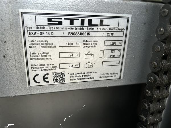 Grote foto vs 21479 elektrische triplex stapelaar still 5016mm initiele lift doe het zelf en verbouw hefwerktuigen