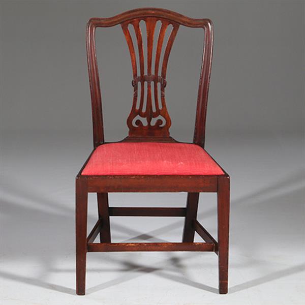 Grote foto 6 antieke stoelen nieuwe stof naar keus engeland georian stijl ca 1890 no.911875 antiek en kunst stoelen en banken