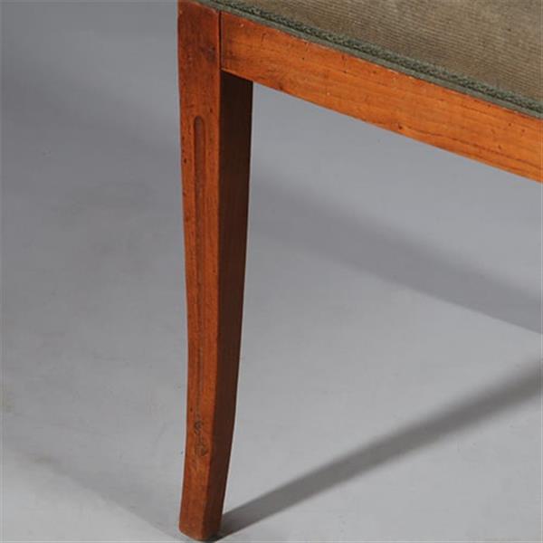 Grote foto 6 antieke stoelen nieuwe stof naar keus korenaartjes ca 1790 iepenhout no.911850 antiek en kunst stoelen en banken