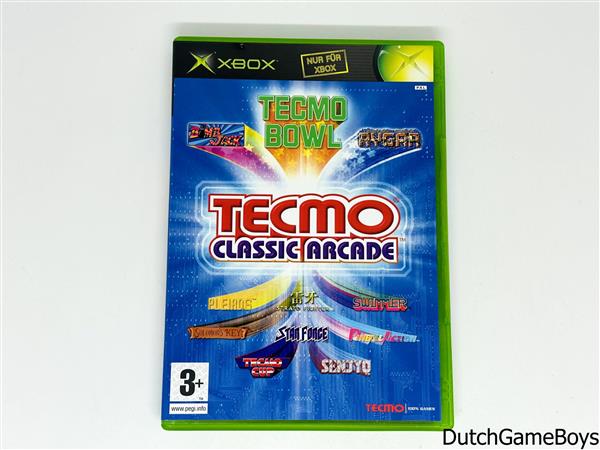 Grote foto xbox classic tecmo classic arcade new sticker sealed spelcomputers games overige xbox games