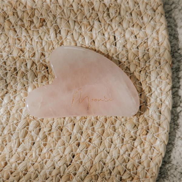 Grote foto gua sha facial tool rose quartz beauty en gezondheid lichaamsverzorging