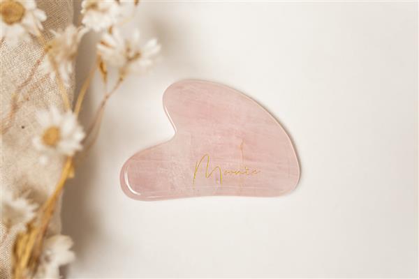 Grote foto gua sha facial tool rose quartz beauty en gezondheid lichaamsverzorging