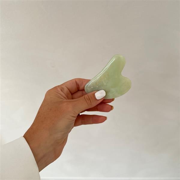 Grote foto gua sha facial tool jade beauty en gezondheid lichaamsverzorging