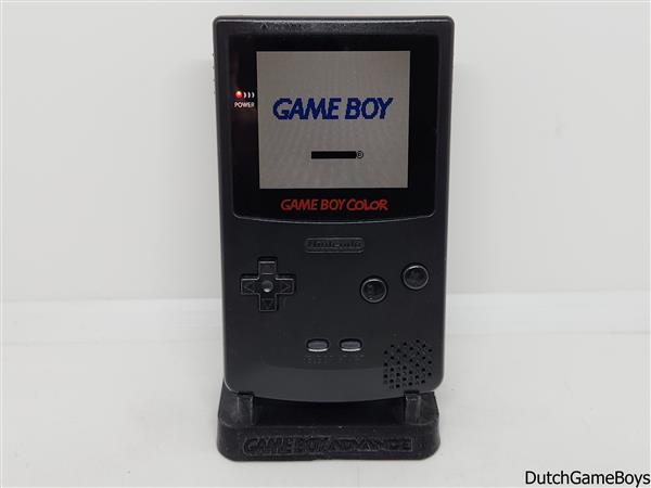 Grote foto gameboy color console black ips screen spelcomputers games overige merken