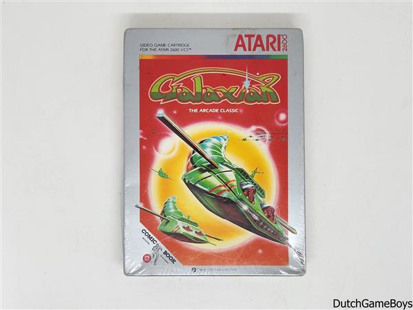 Grote foto atari 2600 galaxian comic book ntsc new sealed spelcomputers games overige games