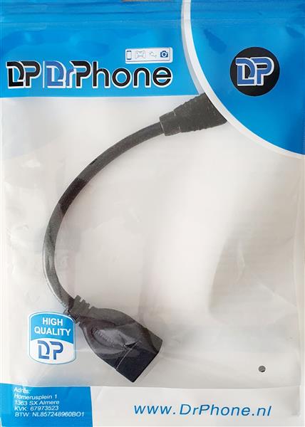 Grote foto drphone mnh mini hdmi mannelijk naar hdmi vrouwelijk 1080p adapter voor o.a camera camcorder proje telecommunicatie opladers en autoladers