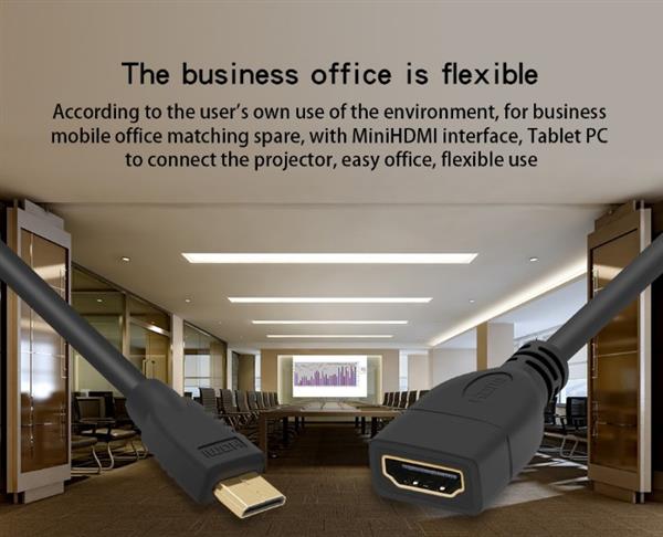 Grote foto drphone mnh mini hdmi mannelijk naar hdmi vrouwelijk 1080p adapter voor o.a camera camcorder proje telecommunicatie opladers en autoladers