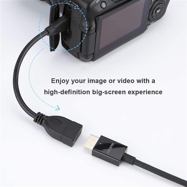 Grote foto drphone mnh mini hdmi mannelijk naar hdmi vrouwelijk 1080p adapter voor o.a camera camcorder proje telecommunicatie opladers en autoladers