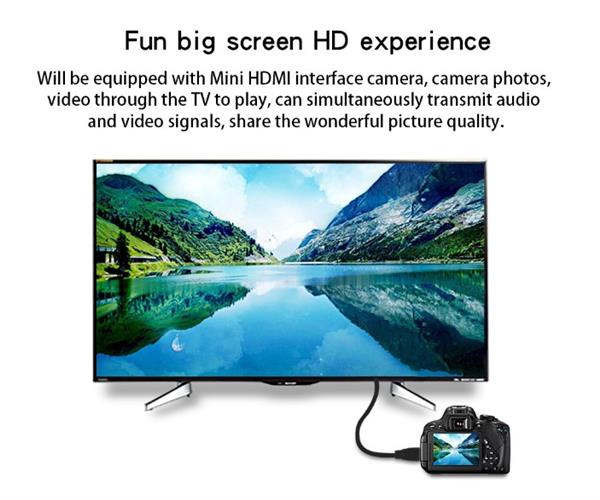 Grote foto drphone mnh mini hdmi mannelijk naar hdmi vrouwelijk 1080p adapter voor o.a camera camcorder proje telecommunicatie opladers en autoladers