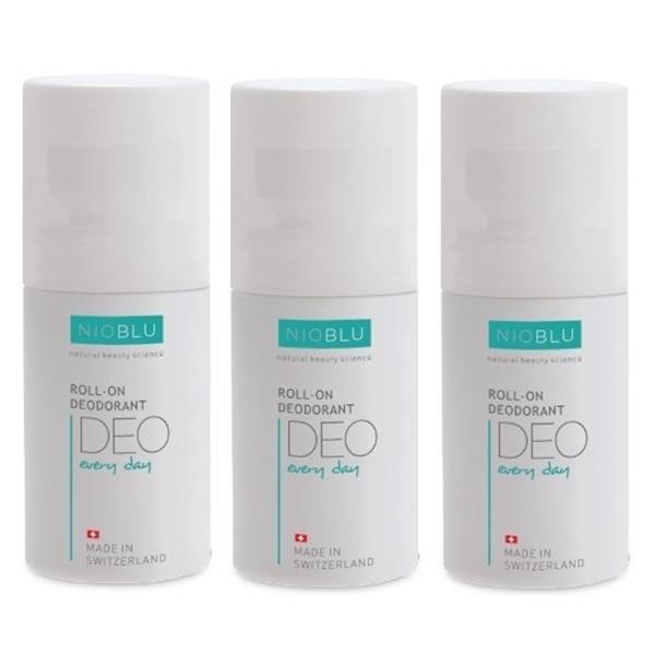 Grote foto nioblu 3x anti perspirant deodorant groen beauty en gezondheid lichaamsverzorging