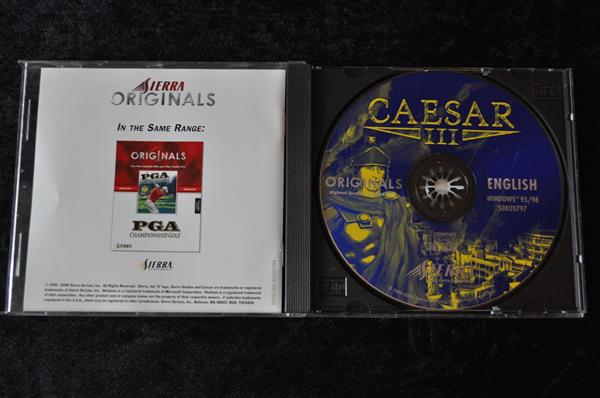 Grote foto caesar iii jewel case pc sierra originals spelcomputers games overige games