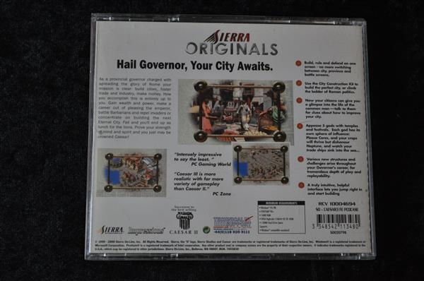 Grote foto caesar iii jewel case pc sierra originals spelcomputers games overige games