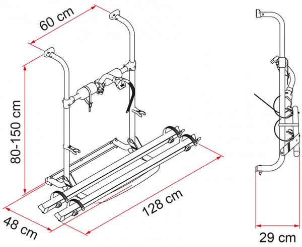 Grote foto fiamma carry bike ul 48 caravans en kamperen caravan accessoires