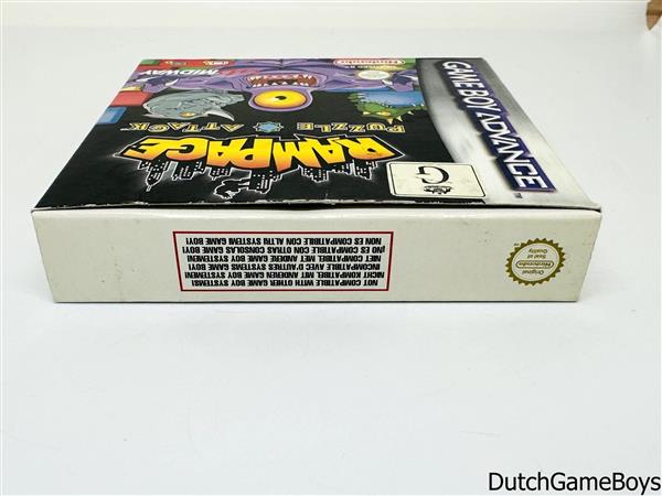 Grote foto gameboy advance gba rampage puzzle attack eur spelcomputers games overige nintendo games