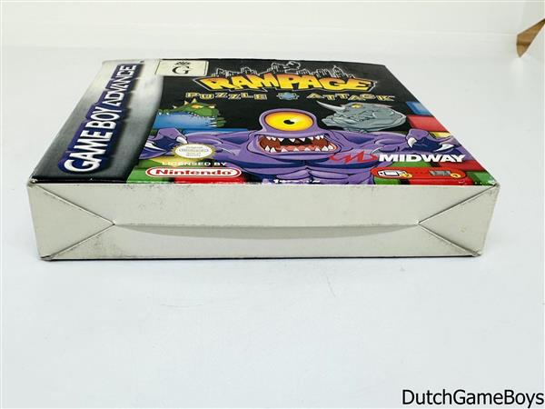 Grote foto gameboy advance gba rampage puzzle attack eur spelcomputers games overige nintendo games