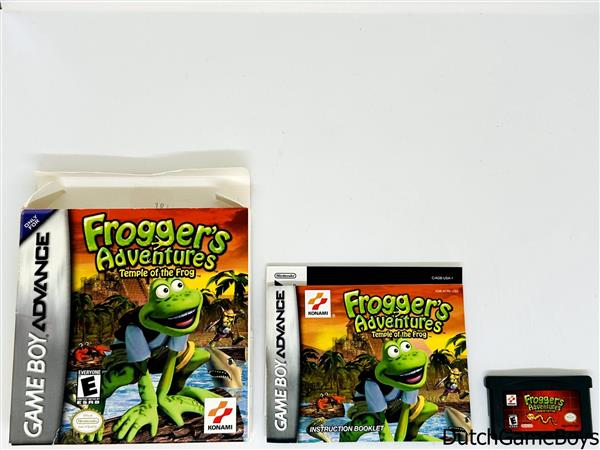 Grote foto gameboy advance gba frogger adventure temple of the frog usa spelcomputers games overige nintendo games