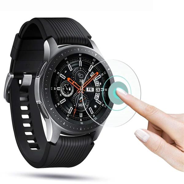 Grote foto drphone galaxy watch 3 45mm gear s3 glas screenprotector tempered glass glazen gehard transpara telecommunicatie mobieltjes