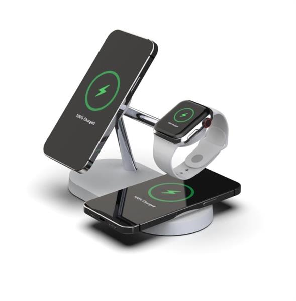 Grote foto drphone legend8 5 in 1 15w draadloze oplaadstation geschikt voor magsafe apple iphone 12 a telecommunicatie opladers en autoladers