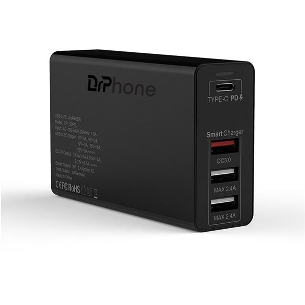 Grote foto drphone wl20 100w 4 poort usb c adapter pd 3.0 100w qualcom 3.0 2.4a type c snelle oplader z telecommunicatie opladers en autoladers