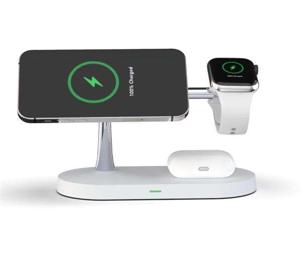 Grote foto drphone legend8 5 in 1 15w draadloze oplaadstation geschikt voor magsafe apple iphone 12 a telecommunicatie opladers en autoladers