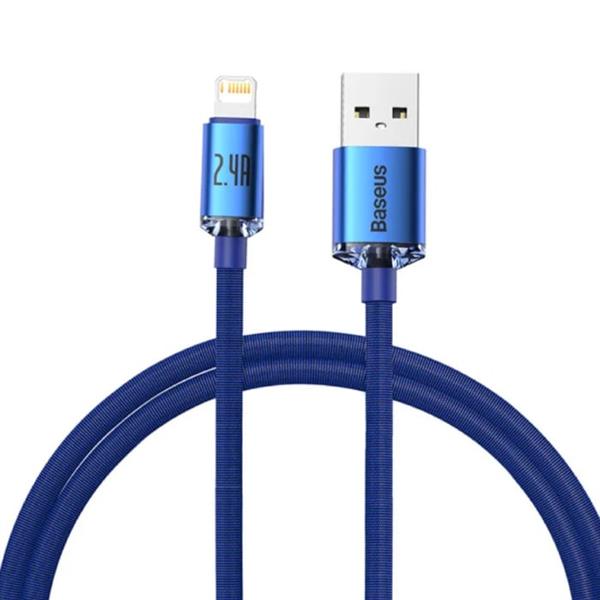 Grote foto usb oplaadkabel voor iphone lightning 1.2 meter gevlochten nylon tangle resistant oplader data telecommunicatie opladers en autoladers