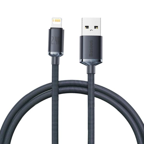 Grote foto usb oplaadkabel voor iphone lightning 2 meter gevlochten nylon tangle resistant oplader data k telecommunicatie opladers en autoladers