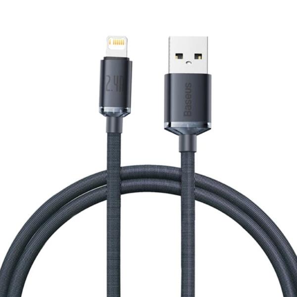 Grote foto usb oplaadkabel voor iphone lightning 1.2 meter gevlochten nylon tangle resistant oplader data telecommunicatie opladers en autoladers