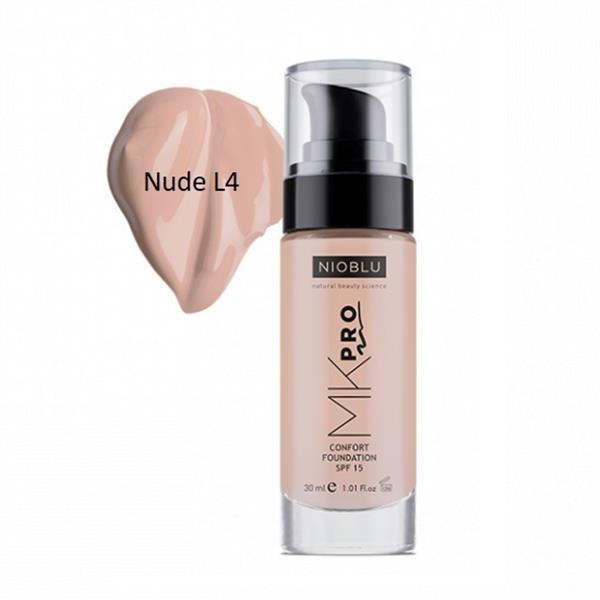 Grote foto mk pro confort foundation spf 15 nude l4 beauty en gezondheid make up sets