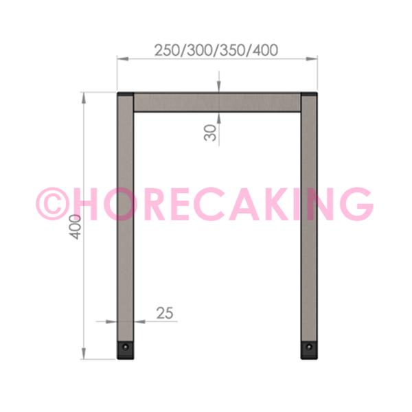 Grote foto rvs etag re verwarmd 1 hoog 1400x300x400 mm diversen overige diversen