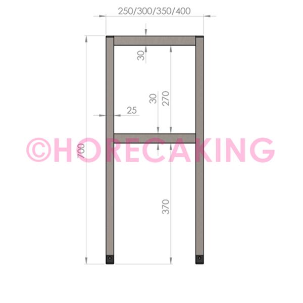 Grote foto rvs etag re 2 hoog 1700x350x700 mm diversen overige diversen