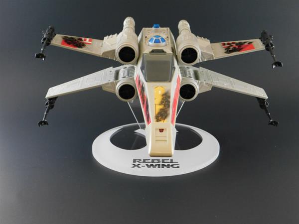 Grote foto vintage star wars x wing ship stand verzamelen speelgoed