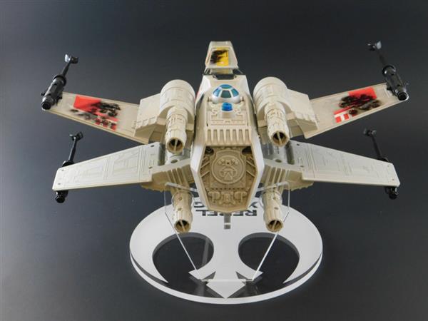 Grote foto vintage star wars x wing ship stand verzamelen speelgoed