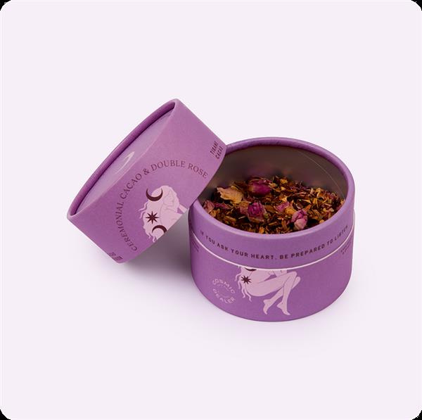 Grote foto ayurvedic herbal tea intu tion ceremonial cacao rose beauty en gezondheid lichaamsverzorging