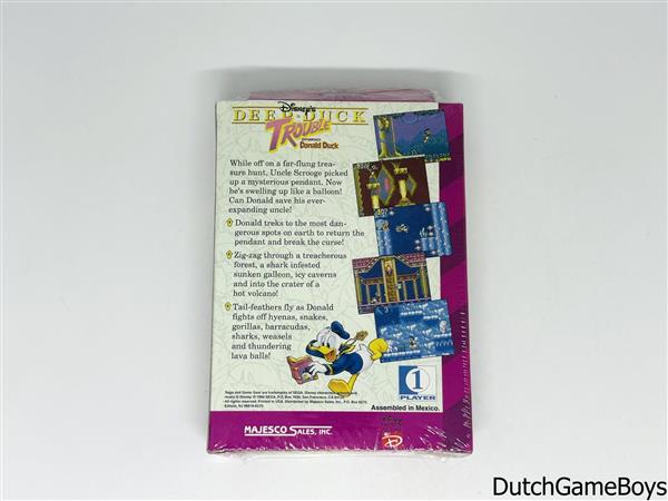 Grote foto sega game gear deep duck trouble starring donald duck usa new sealed spelcomputers games overige nintendo games