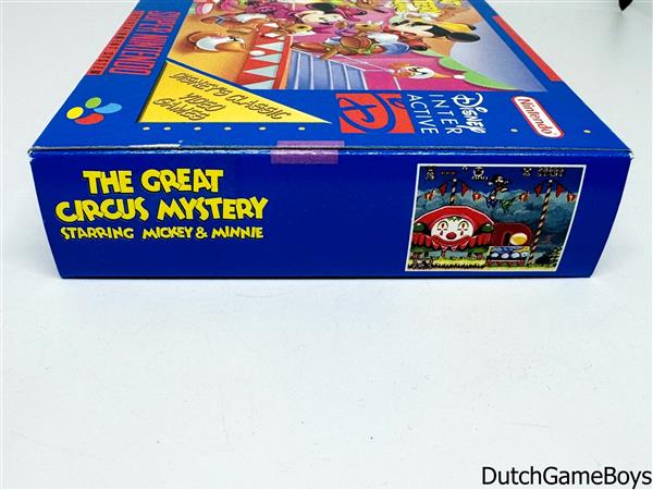 Grote foto super nintendo snes the great circus mystery starring mickey minnie eur spelcomputers games overige nintendo games