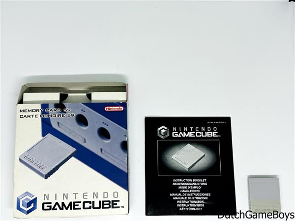 Grote foto nintendo gamecube memory card 59 boxed spelcomputers games overige merken