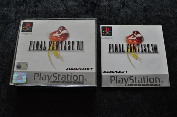 Grote foto final fantasy viii 8 playstation 1 ps1 platinum spelcomputers games overige playstation games
