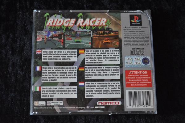 Grote foto ridge racer playstation 1 ps1 platinum spelcomputers games overige playstation games