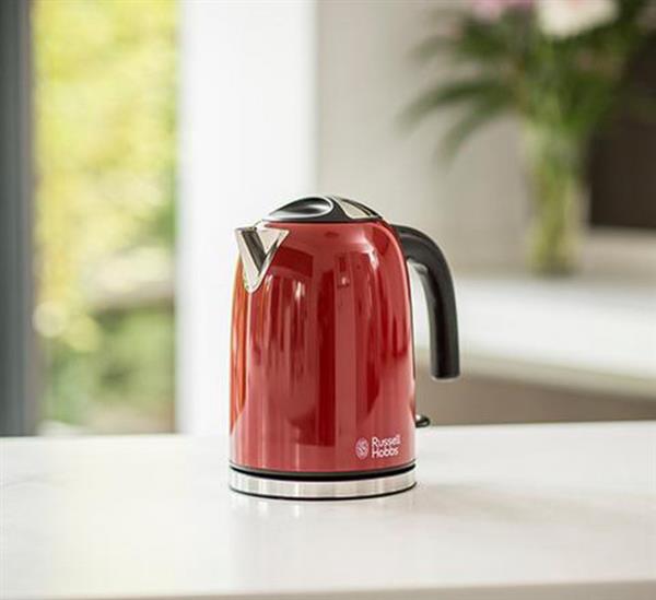 Grote foto russell hobbs colours plus 20412 70 1.7l waterkoker rood verpakking beschadigd lichte gebrui witgoed en apparatuur keukenmachines