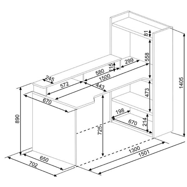 Grote foto gamebureau z antraciet trasman huis en inrichting stoelen